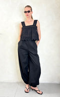 Linen Bubble Pant