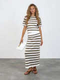 The Mile Knit Midi Skirt