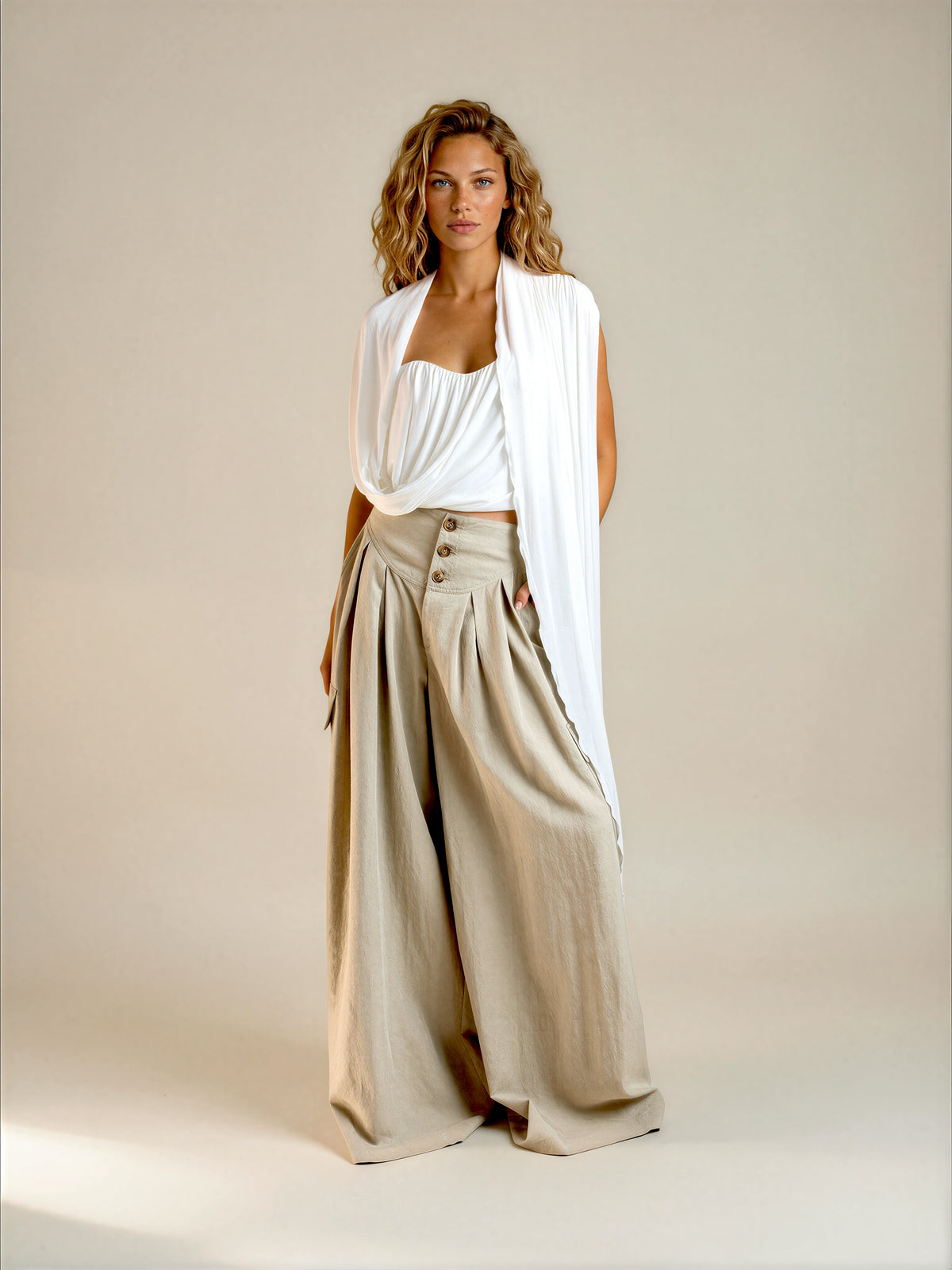 Carmela Drape Top