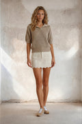 Eyelet Skort