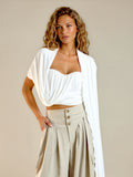 Carmela Drape Top