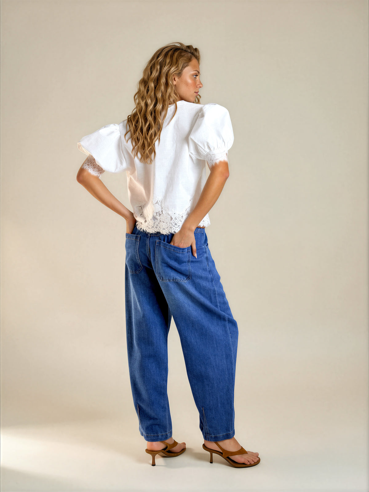The Slight Barrel In Soft Denim