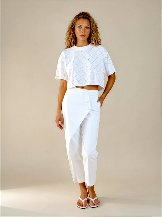 The Mello Asym Slim Trouser