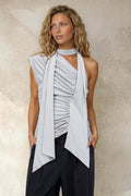 Asym Scarf Top