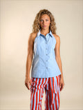 Tie Back Poplin Shirt