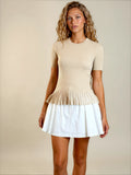 Twill Mini Skort