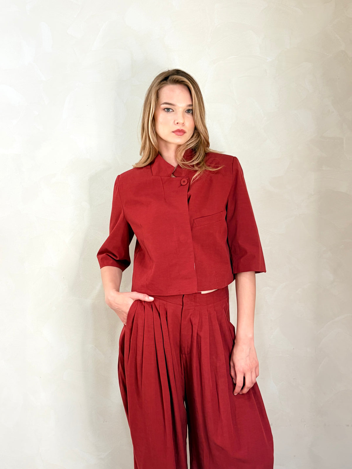 The Axel Cropped Blazer