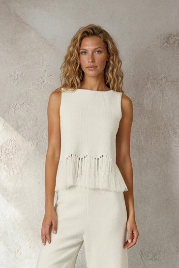 The Tassel Knit Top