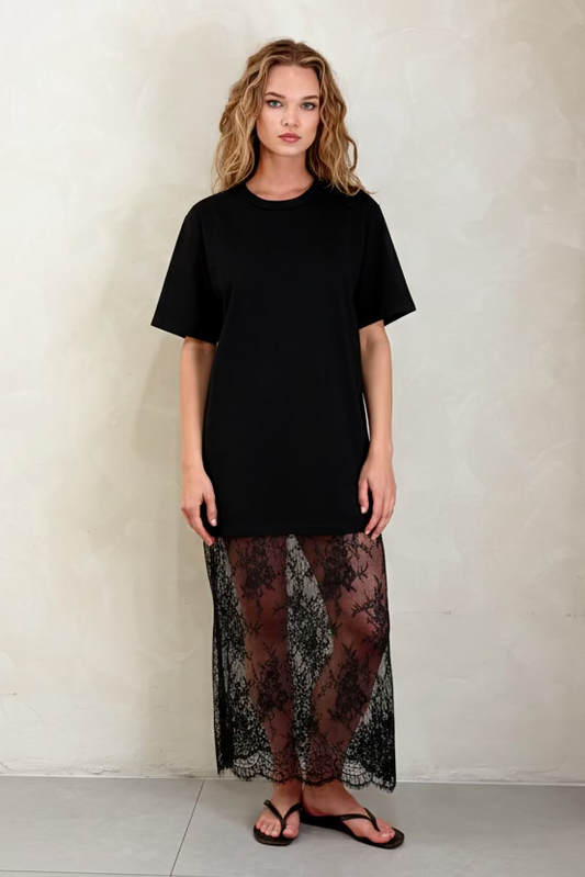 The Lane Contrast T shirt Dress