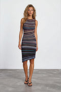 Lurex Stripe Dress